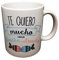 MISORPRESA Taza Frase Te Quiero Mucho como la Trucha al trucho Regalo San Valentin