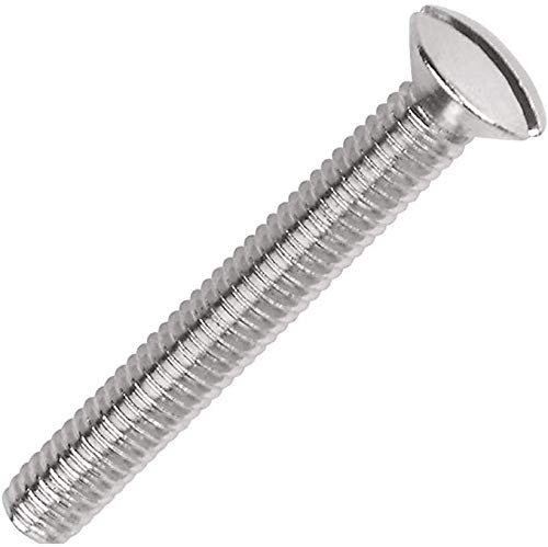 PACK OF 50 M3.5 x 30mm LONG ELECTRICAL MACHINE SCREWS FOR LIGHT SWITCH PLUG SOCKET
