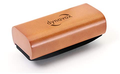 Dynavox Samt-Reinigungspuk SP120, Samtbürste zur Vinylreinigung in Holzoptik