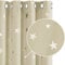 Deconovo Blickdichte Vorhänge Sichtschutz Thermovorhänge Kälteschutz Vorhang Wohnzimmer Modern Lärmschutz gardinen, 290x140 cm(HöhexBreite), Beige, 2er Set