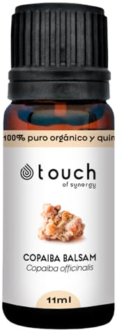 Copaiba Ätherisches Öl (Copaifera officinalis), 100 % rein, organisch und chemisch behandelt (10 ml)