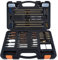 BOOSTEADY Gun Cleaning Kit Universal Gun Cleaning Kit Rifle Shotgun Pistol Cleaning Kit with Lightweight Organized Carrying Case Gun Cleaning Supplies Gun Cleaner Bottle Brass Jags and Tips Black Case