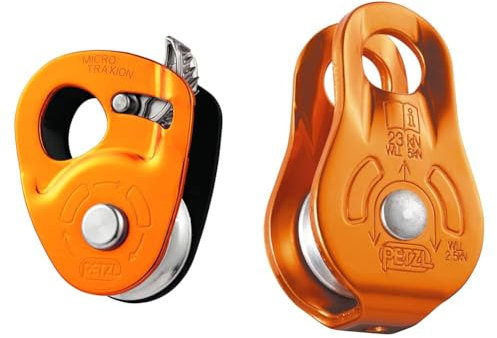 PETZL - Rolle Micro Traxion - Unisex, Orange, Einheitsgröße & - Rolle FIXE - Unisex, Mehrfarbig, Einheitsgröße