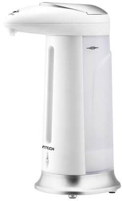 Distributeur Automatique de Savon, Gel hydroalcoolique 330 ML Gris et Blanc soap Dispenser Auto Dispenser