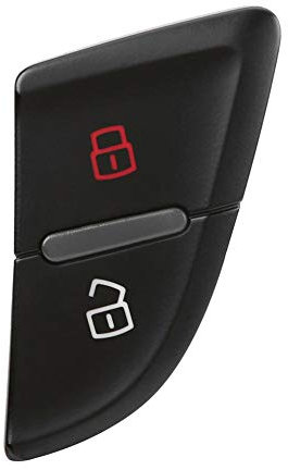 Koulate Touch Switch, 2-Position, Push Button, Black, Manual, Central Locking Button For A4 B8 S4 Allroad A5 S5 R Car Lock Switch