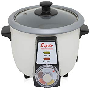 Olla arrocera persa con tarta de arroz Tahdig Tadig corteza de arroz (1-2 personas - 0,6 L - 300 vatios - RCG-10T)