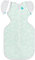 Love To Dream Swaddle UP Sac de transition biologique Grand format 8,5-11 kg Menthe Coupe ajustée Ailes à fermeture éclair 1,0 Tog Convient pour température modérée (20-24 °C), lavable en machine,