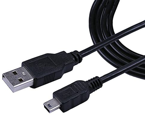 5m Mini USB Data & Charging Power Cable Lead For - Garmin nuvi 55LM - SAT NAV/Car GPS Navigation System (5 Metre)
