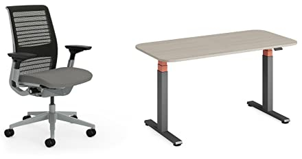 Steelcase Think Bürostuhl Solo - Elektromotorisch Homeoffice-Schreibtisch