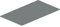 PEKA 100.1185.56 Antirutschmatte Schubladenmatte für Küchenhochschrank Standard/Snello 400mm, Silikon walnussgrau, Silber, KB 400 mm