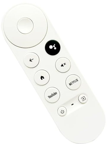 QRL Chromecast Remote G9N9N - Reemplazo para Chromecast con mando a distancia para Google TV HD/4K Streaming Stick
