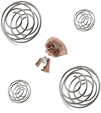 midgreyeye 4 Stück Edelstahl Shaker Kugel Shaker Proteinshake Ball Protein Mixer Sport Fitness Eiweiß Eiweiss Für Protein Blended Getränke (4.8 * 4.2cm+3.1 * 2.8cm)