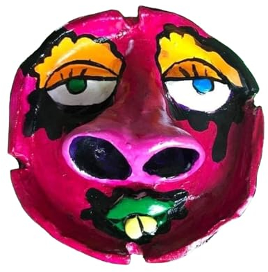 Lustige Aschenbecher Mit Großer Nase, Abstrakte Art Aschenbecher Für Draussen, Lächelnd Gesicht Ashtray, Lustige Geschenk Für Männer