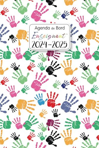 Agenda de Bord Enseignant 2024/2025: 12 mois D'aout 2024 a juillet 2025 | Organiseur semainier et mensuel | Planificateur de Cours Pour Les Professeurs | Format A5 pratique (15 x 21 cm)