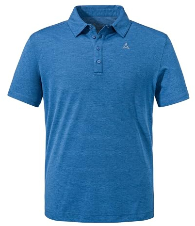 Schöffel Herren CIRC Polo Shirt Tauron M, kreislauffähiges Wandershirt, schnell trocknendes, leichtes Poloshirt mit fast 100 % Recyclingfähigkeit