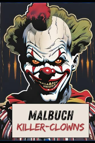 Malbuch Killer-Clowns