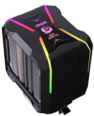 bns7fapq PC Cooler CPU Cooler with 4 Direct Contact Heatpipes CPU Air Cooler 5V 3PIN ARGB Cooler 90mm PWM Fan Universal Socket Quiet Fan
