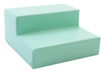 IGLU Soft Play Shape Mini Step Bloc de Mousse ondulée pour Le développement de Ramper et d'escalader pour bébés et Tout-Petits jusqu'à 3 Ans (Step)