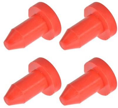 Qsvbeeqj 4 x Gummi-Kajak-Ablaufstopfen, 1,27 cm Kajak-Ablaufstopfen, Pushgummi, Kajak-Reparatur-Zubehör