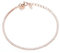 Louis Ciocchetti dal 1887 Bracciale Tennis Argento Rosato 925 con Zirconi 5A, Gioiello Elegante RegolabilenDonna, Idea Regalo Raffinata con Packaging Lusso, Qualità Made in Italy (Bianco, 1,5mm)