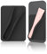 TPZORJX Lipgloss-Schutzhülle für Handy, lipgloss handyhülle，handyhülle lipgloss halter，seidiges Silikon, zum Aufkleben, kompatibel mit iPhone, Samsung, Galaxy, Android-Smartphones (Schwarz)