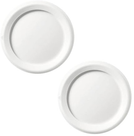 Auaurly 2 PCS RK-WH Rotary Dimmer Knob Replacement for Rotary Dimmer Switch,Fan Control,White