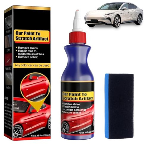 Vibbang Auto Kratzerentferner, Kratzerentferner für Fahrzeuge, Entferner für Autos, Auto Kratzerentferner für tiefe Kratzer, Autolack Kratzer Reparaturset, Entfernt Kratzer Effektiv und Schnell