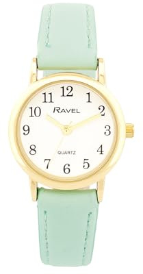 Ravel - Pastellfarbene Alltagsuhr für Damen - Analoges Quarzwerk - R0137