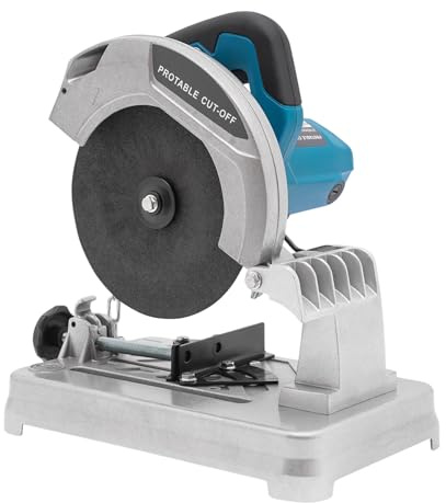 Gehrungssäge Elektro Metallsäge mit Ø185mm Sägeblatt 1200W 5200 U/min, 0-45° Kapp-Zug-Gehrungssäge mit 0-50mm Schnittdicke für Holz, Stahl, Metall & Fliesen