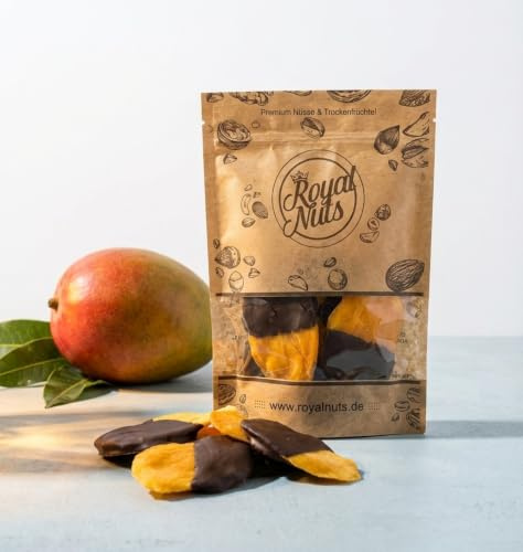 Royal Nuts Mango in Zartbitterschokolade, fruchtig-süß, Snack