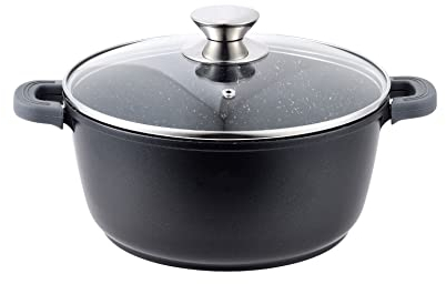 rukauf HQ Premium XXXL Kasan/Kazan - Olla con revestimiento de cerámica (18 L, 40 cm de diámetro)