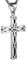 HZMAN Infinity Keltische Knoten Kreuz Kette für Herren Edelstahl Irish Knoten Kreuz Anhänger Halskette Schmuck Geschenk (Silber)