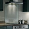 Colour2Glass Clear Toughened Glass Splashback for Kitchen, Tempered Heat-Resistant Glass Splashbacks with Polished Edges for Cooker and Hob Backsplash with Pre-Drilled Holes & Fixings - 60 x 40cm