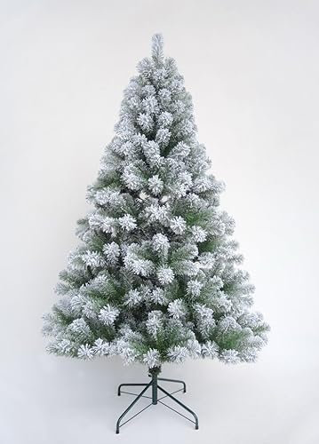 Garden Store Direct Colorado Chrtistmas Tree - Green, Grey, Black, White, Frosted or Flocked (120cm (4ft), Flocked Snow Covered)