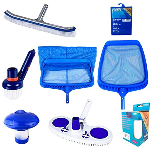 well2wellness® Pool Zubehör Set Reinigungs Set PREMIUM 14 - 8-teilig