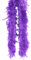 Uposao Federboa Weihnachtsboa, 200CM Flauschige Federboa Feder Schal Verkleidung Einfarbig Flauschige Girlande für Damen Kinder Karneval Fasching Stola Kostüm Hochzeitsdekoration, Heimdekoration,Lila