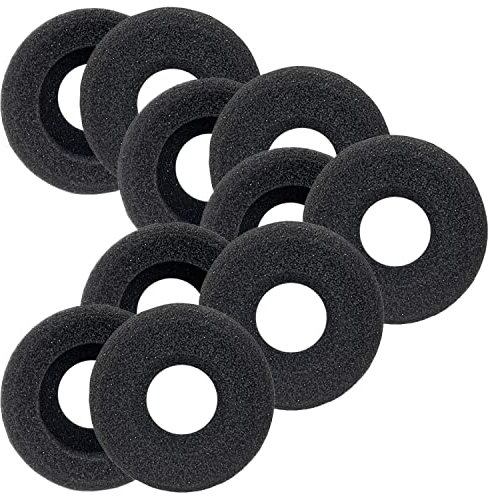Ear Cushions for Plantronics Headset, Earpads Replacement Headphones Ear Pad Designed for Plantronics Blackwire C320 3210 3220 3320 HW251N HW261N HW510 Jabra Biz 2300 GN2000 PRO 920 9450 (10 Pack)