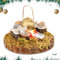 Johiux Wichtel Zubehör Weihnachten LED-Lagerfeuer Weihnachtskrippe,Miniatur Stadtflamme Mini Lagerfeuer Wichtelzubehör,Wichtel Feuerstelle Miniatur Weihnachten Lagerfeuer Krippe Zubehö.