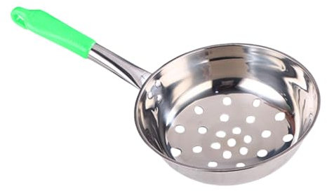 PRETYZOOM Cuillère Écumoire À Grandes Fentes En Acier Inoxydable Pour Légumes Fruits De Mer Pâtes Passe Au Lave-vaisselle Couleur Aléatoire