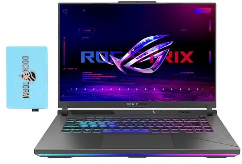 ASUS ROG Strix G16 Gaming Laptop 16.0 240Hz WQXGA (14th Gen Intel i9-14900HX, GeForce RTX 4060 8GB, 64GB DDR5, 4TB SSD, Per Key RGB KYB, Thunderbolt 4, Wi-Fi 6E, Win11H) w/DKZ Hub