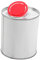 Gadpiparty Seau De Peinture en Latex en Fer Seau en Métal Pots De Peinture avec Couvercles Conteneurs De Stockage De Peinture Le Spray Vide Peut Petits Seaux avec Couvercles Blanche Le Fer