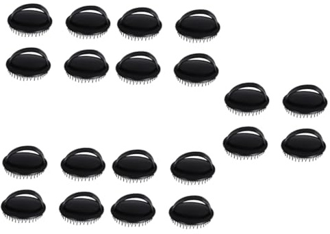 SAFIGLE 5 Sätze Shampoo-bürste Haarbürsten Haarbürste Haar Kur Shampoobürste Haar Pflege Massieren Schuppen Kopfhautbürste Dusche Haar Kopfhautmassagegerät Plastik Black 4 Stücke * 5