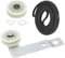 Correa de transmisión para secadora 661570 y polea tensora 279640 con soporte para Whirlpool 3CSP2760BN0 BW0