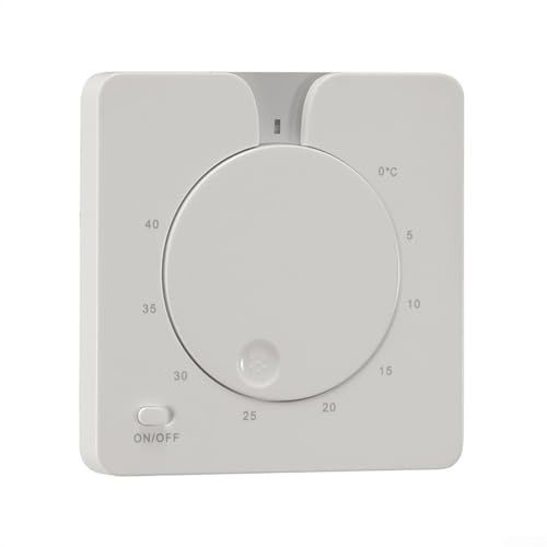 Elektrischer Fußbodenheizungsthermostat Mechanischer Raumregler mit Drehknopf Manuelle Temperaturregelung für Fußbodenheizung