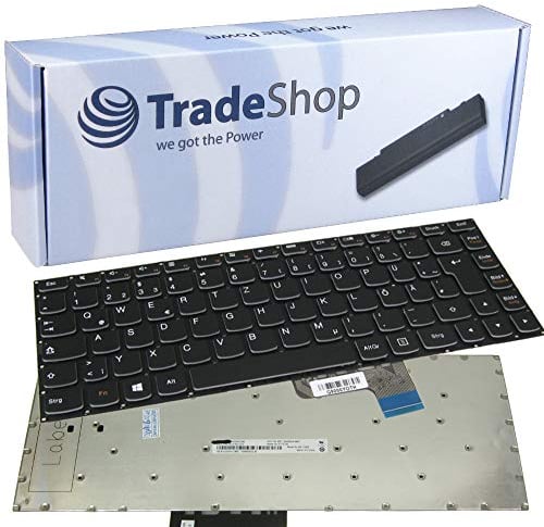 Trade-Shop Original Laptop Tastatur/Notebook Keyboard Deutsch QWERTZ für Lenovo Yoga Lenovo Ideapad Yoga 2 13, 3 14, 3 14, 700-14ISK, 80QD, E31-70, E31-80, E31-80KX, E31-80KQ