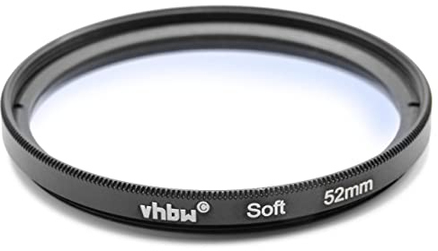vhbw Filtre à Effet Flou Artistique pour appareils Photos, Reflex numériques Compatible avec Canon, Nikon, Olympus, Panasonic, Sony - 52 mm