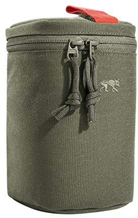 Tasmanian Tiger TT Modular Lens Bag M Gepolsterte Kamera Objektiv-Tasche mit Molle-System Objektiv-Hülle, Innenmaße 16 x Ø 9,5 cm (Oliv)