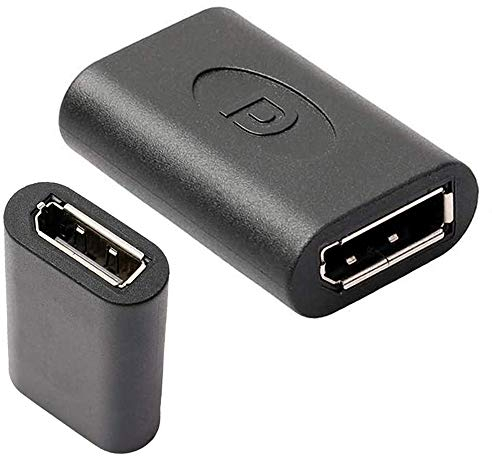 VMOJO DisplayPort Adapter Kupplung Verbinder Schwarz | DP Doppelkupplung | Gender Changer (Buchse auf Buchse)
