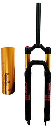 26 27,5 Pouces Fourche Hydraulique VTT, Alliage Magnésium Amortisseur de Vélo 29 Pouces Voyage 120mm pour Cyclisme XC/AM/FR (Couleur : B, Size : 27.5inch)