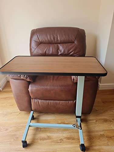 PANLOVA - Adjustable Laptop Table - Overbed Hospital Desk with Height Wheels - Portable Computer Stand Rolling Tray for Bed Sofa Chair - Mobile Workstation NT7201